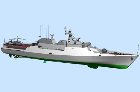 Model tầu Gepard 3.9. Model tầu Gepard 3.9