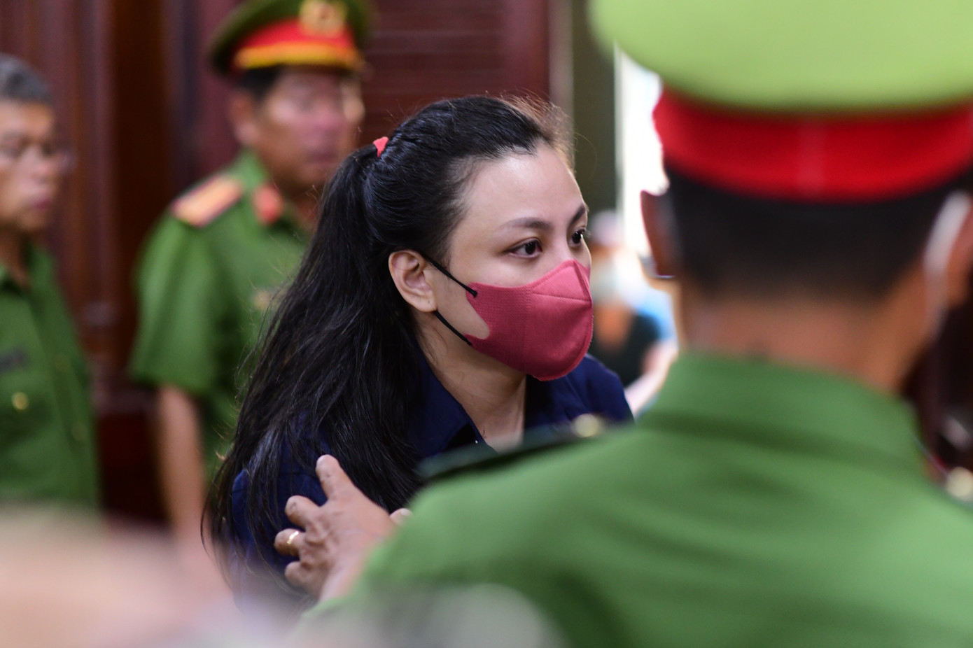 Bị cáo Võ Thùy Linh tại tòa ngày 21/3.