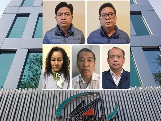 Các bị can trong vụ án.