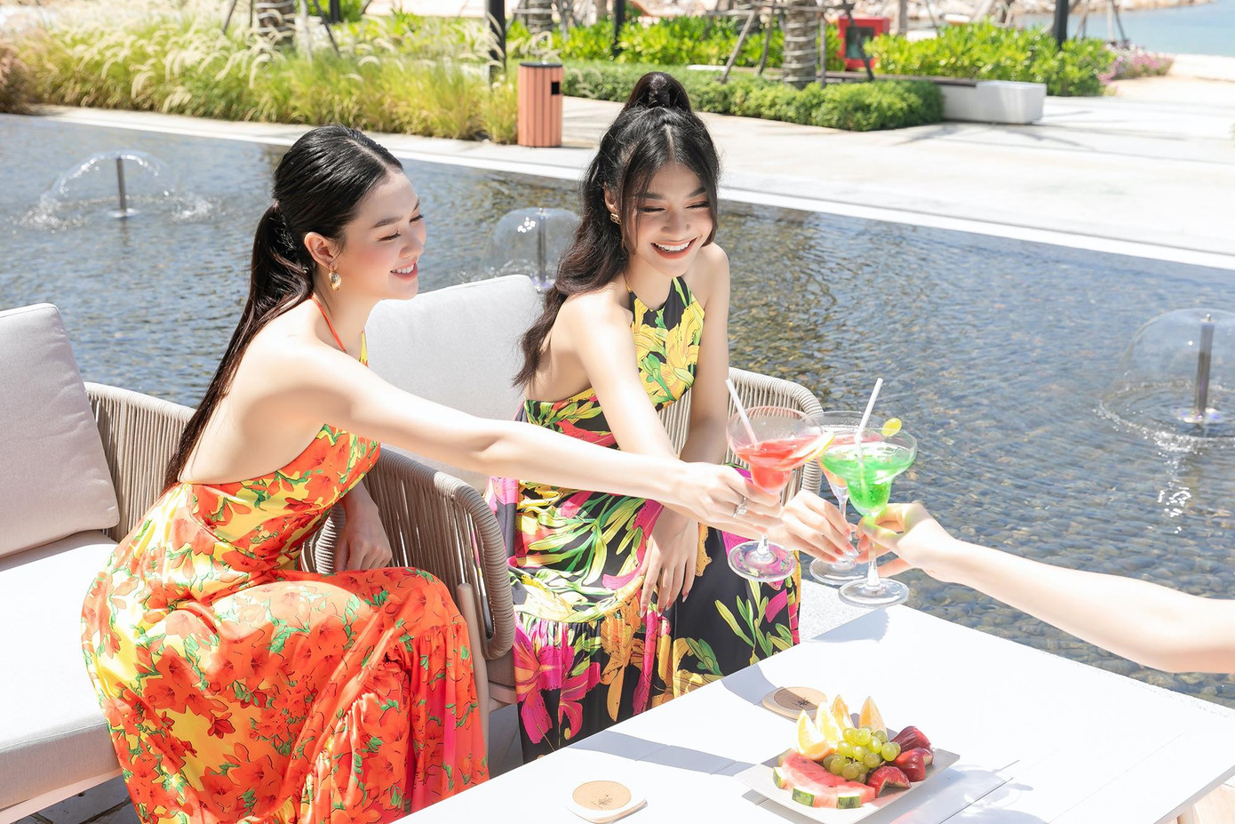 Các người đẹp đã có thời gian trải nghiệm và thư giãn tại nơi đây trước khi quay trở về với guồng quay công việc.