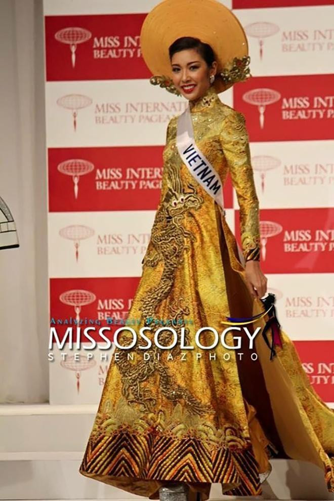 Năm 2015, Á khôi Thúy Vân của Hoa khôi Áo dài 2014 đại diện Việt Nam tham dự Hoa hậu Quốc tế 2015. Là một người đẹp tri thức sở hữu nhan sắc thanh lịch, duyên dáng nên Thúy Vân được kỳ vọng sẽ lập thành tích ấn tượng cho nhan sắc Việt.