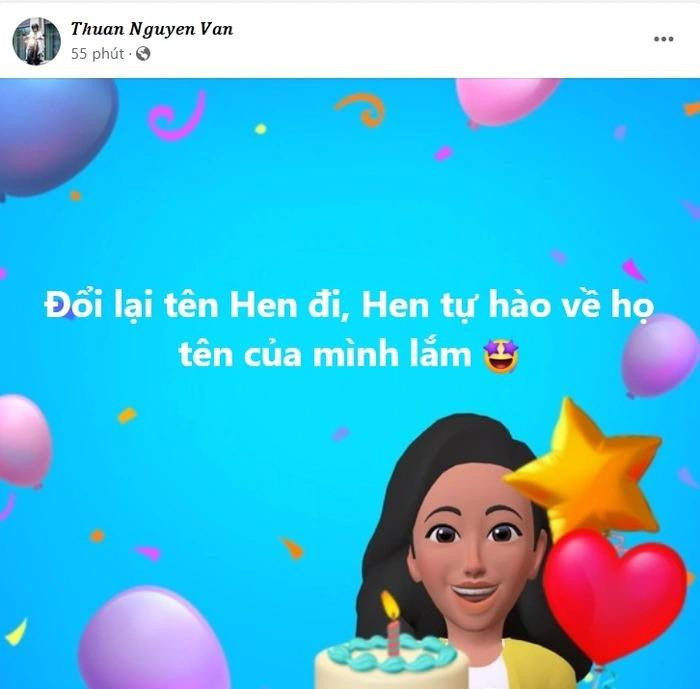 Facebook của Hoa hậu H'Hen Niê cũng bị đổi tên thành "Thuan Nguyen Van". Facebook của Hoa hậu H'Hen Niê cũng bị đổi tên thành "Thuan Nguyen Van".
