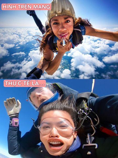 Minh Tú với loạt ảnh theo phong cách hình trên mạng và thực tế khiến fan cười ngất. Minh Tú với loạt ảnh theo phong cách hình trên mạng và thực tế khiến fan cười ngất.