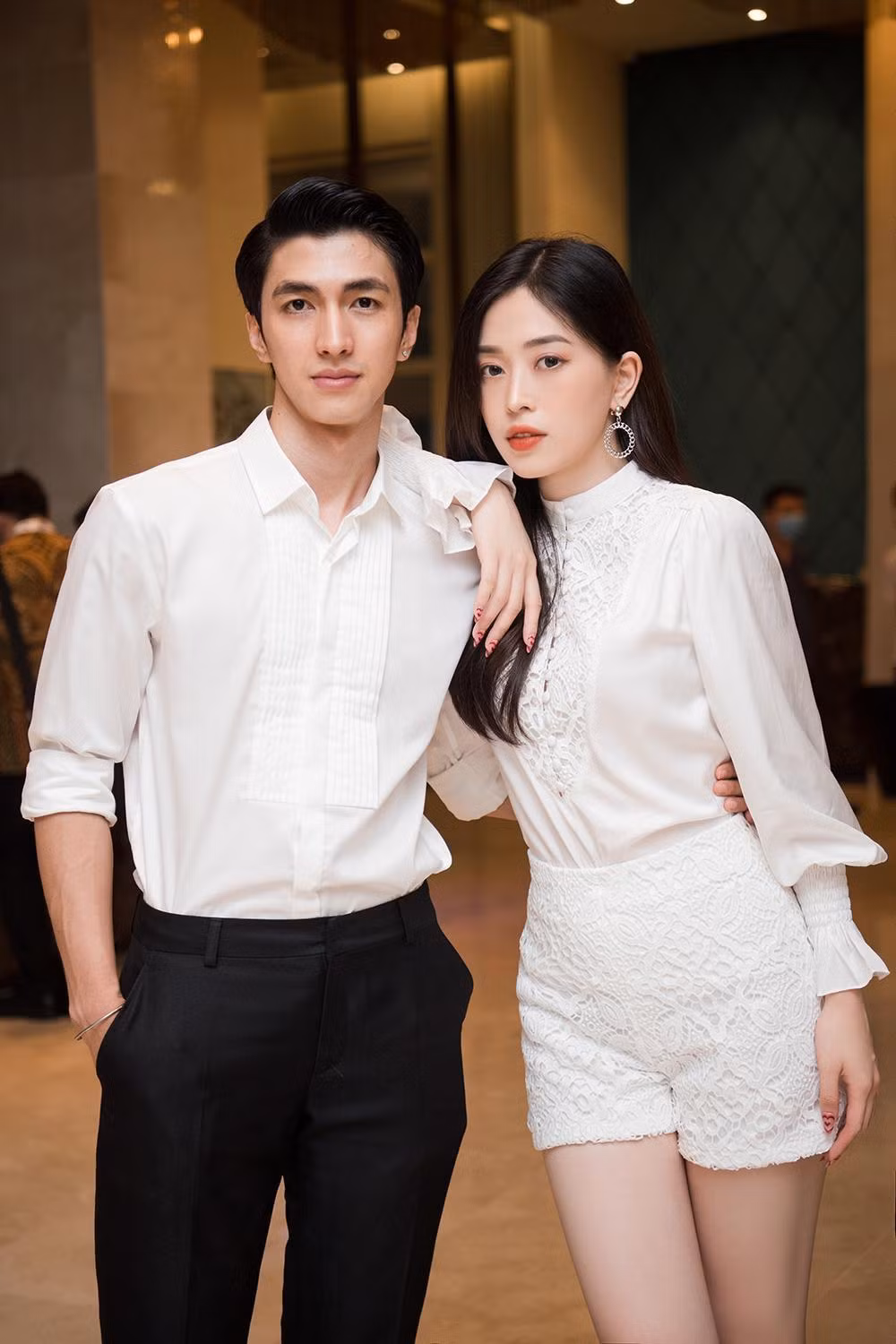Á hậu Phương Nga và bạn trai Bình An.