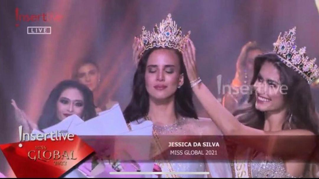 Jessica da Silva đăng quang danh hiệu Miss Global 2021 trong đêm chung kết Miss Global 2022 vừa diễn ra tại Indonesia. Jessica da Silva đăng quang danh hiệu Miss Global 2021 trong đêm chung kết Miss Global 2022 vừa diễn ra tại Indonesia.