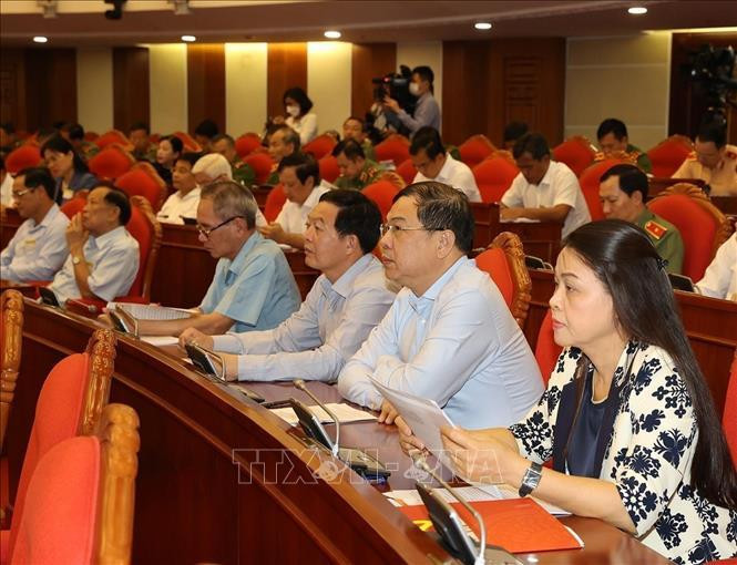 Các đại biểu dự hội nghị.