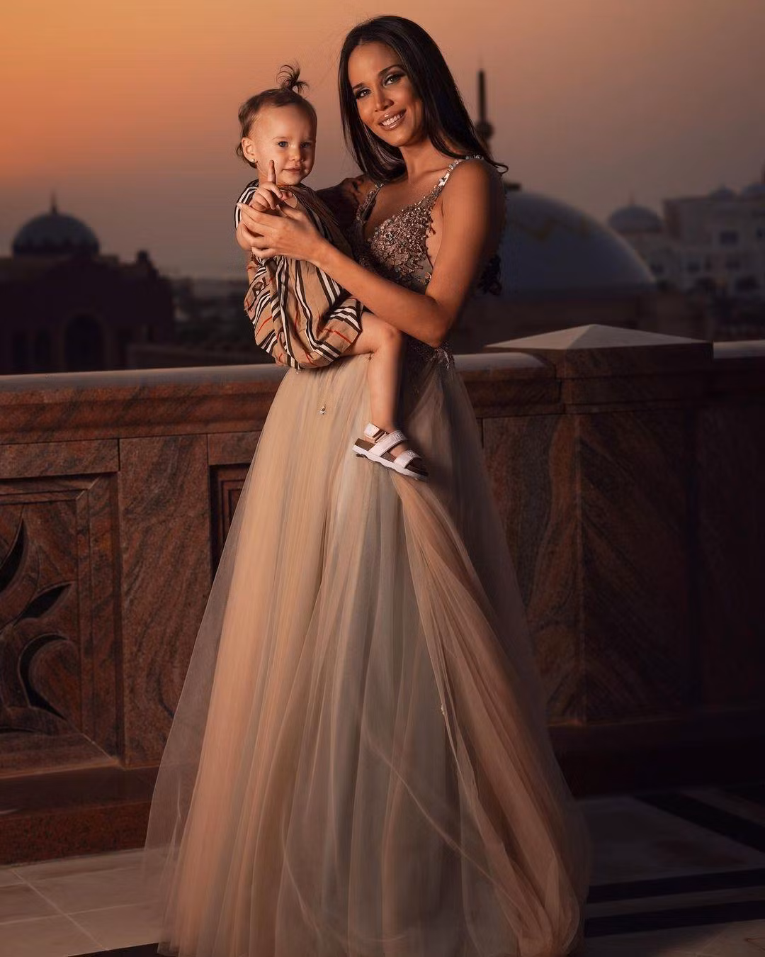 Jessica da Silva và cô con gái 2 tuổi.