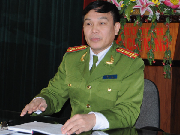 Đại tá Đỗ Văn Hùng –Phó thủ trưởng cơ quan cảnh sát điều tra, Trưởng Phòng CSHS công an tỉnh Thái Nguyên. Ảnh: T.N