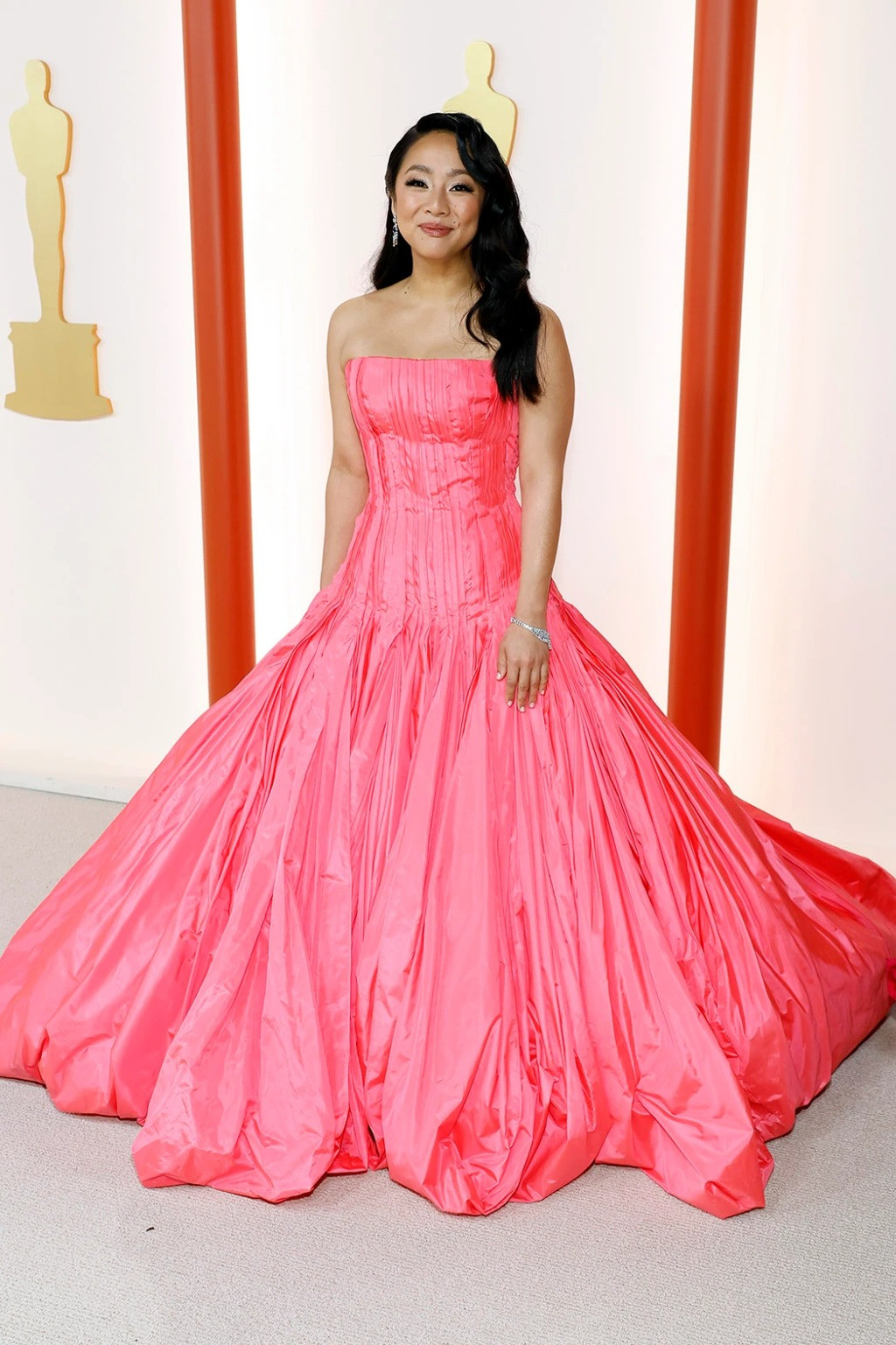 Stephanie Hsu - ứng cử viên hạng mục Nữ diễn viên phụ xuất sắc. Ảnh: Getty