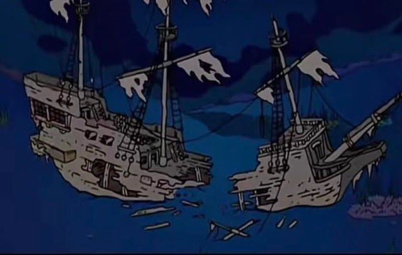 Tập 19 của phần 9 Gia đình Simpson được cho đã tiên đoán đúng về tàu lặn Titan. Ảnh: Twitter.