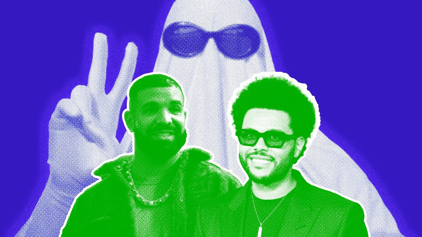 Công ty UMG yêu cầu các nền tảng phân phối nhạc gỡ bỏ Heart on My Sleeve do vi phạm bản quyền của nghệ sĩ, song nhiều người cho rằng yêu cầu được chấp thuận do áp lực từ &quot;ông lớn&quot; ngành âm nhạc, trong khi thực tế luật bản quyền không bảo vệ giọng hát. Ảnh: GQ.