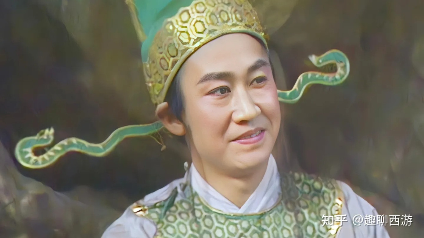 Vai diễn Bạch Hoa Xà Tinh của Trình Vỹ Binh trong Tây du ký 1986. Ảnh: Zhihu.