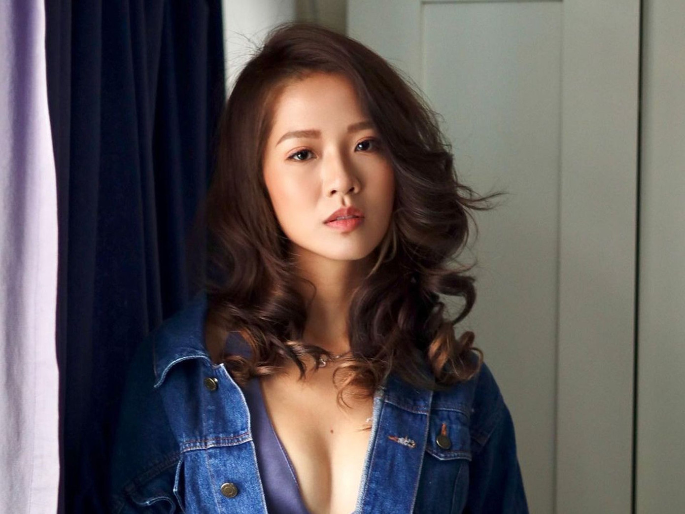 Người mẫu Lương Mẫn Xảo cho hay cô bị Mr.G gạ gẫm, mời chụp không lấy tiền. Ảnh: HK01. Người mẫu Lương Mẫn Xảo cho hay cô bị Mr.G gạ gẫm, mời chụp không lấy tiền. Ảnh: HK01.