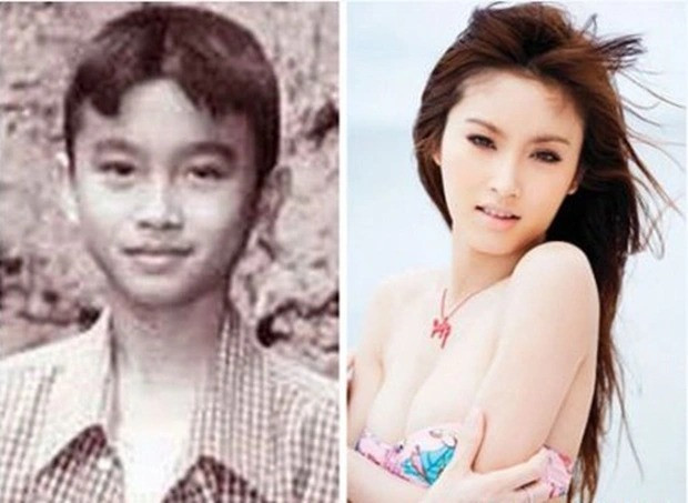 Nong Poy khi còn là con trai. Ảnh: Thairath.