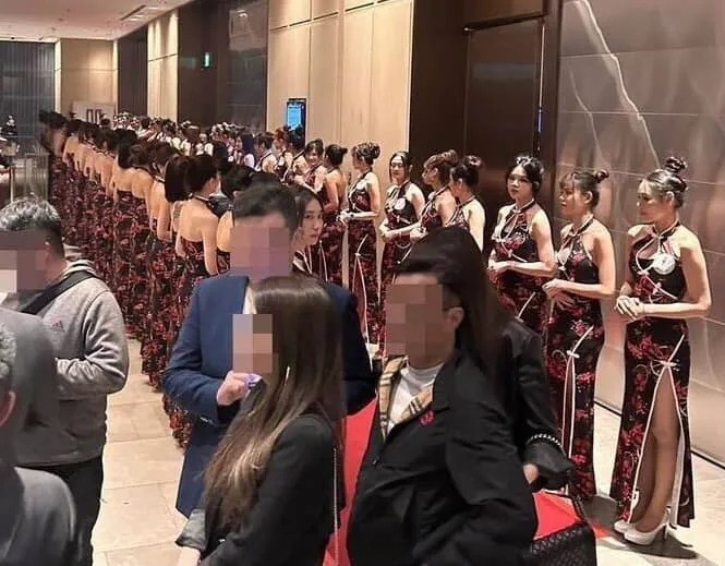 Tạ Hòa Huyền xác nhận diễn tại tiệc rượu của giới xã hội đen. Ảnh: Next Apple. Tạ Hòa Huyền xác nhận diễn tại tiệc rượu của giới xã hội đen. Ảnh: Next Apple.