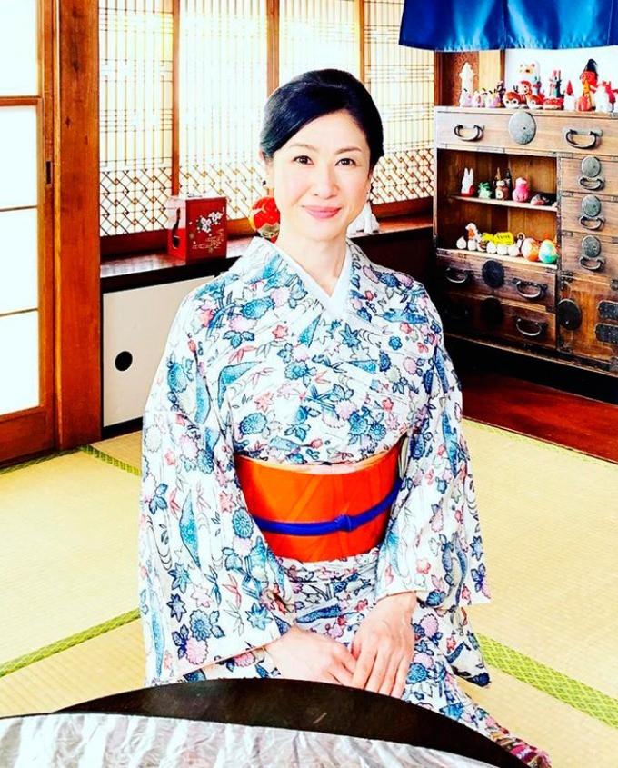 Nữ nghệ sĩ ở tuổi U60.