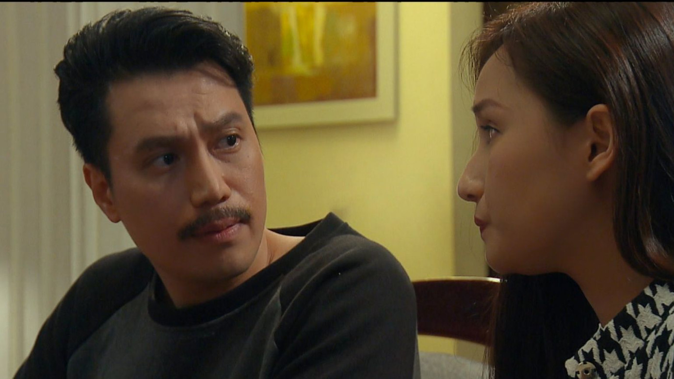 Tạo hình bị chê của Việt Anh trong Chồng cũ, vợ cũ, người yêu cũ.