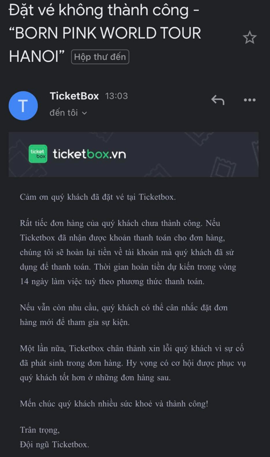 Niềm vui bất chợt vụt tắt của nhiều fan khi rơi vào tình trạng hệ thống không ghi nhận đơn hàng. Niềm vui bất chợt vụt tắt của nhiều fan khi rơi vào tình trạng hệ thống không ghi nhận đơn hàng.