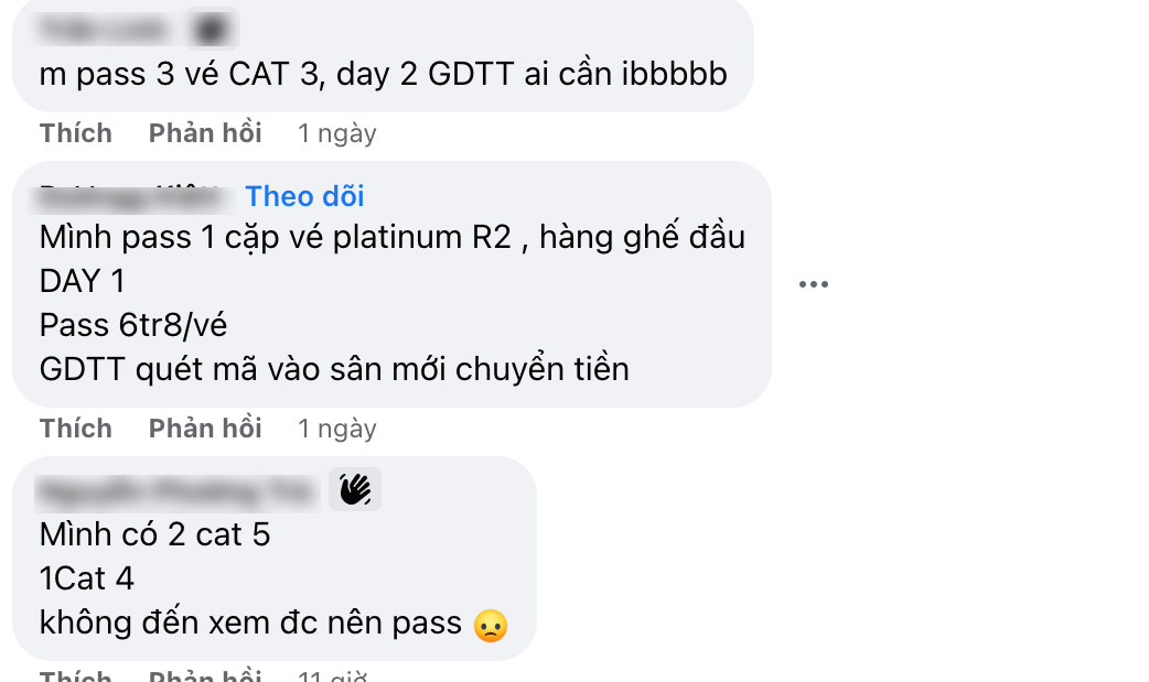 Người mua ép giá phe vé. Ảnh: CMH. Người mua ép giá phe vé. Ảnh: CMH.