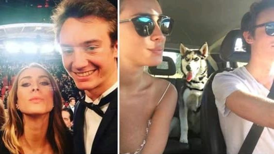 Frédéric Arnault và cô gái được cho là bạn gái cũ. Ảnh: Twitter. Frédéric Arnault và cô gái được cho là bạn gái cũ. Ảnh: Twitter.
