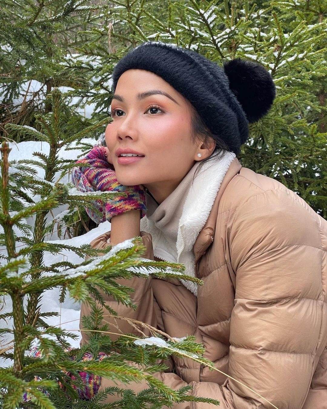 Hoa hậu Hoàn vũ Việt Nam H&apos;Hen Niê khám phá nhiều địa danh nổi tiếng ở Áo cùng bạn trai nhiếp ảnh gia. Cô chủ yếu sử dụng tàu hỏa di chuyển để ngắm cảnh đẹp ở các làng quê châu Âu.