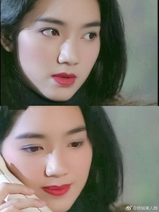 Hồng Hân là mỹ nhân đình đám một thời của điện ảnh Hong Kong. Ảnh: Weibo.