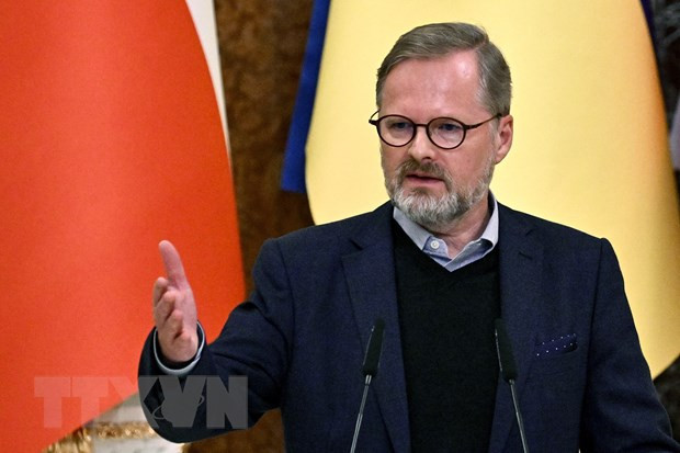 Thủ tướng Séc Petr Fiala. (Ảnh: TTXVN)