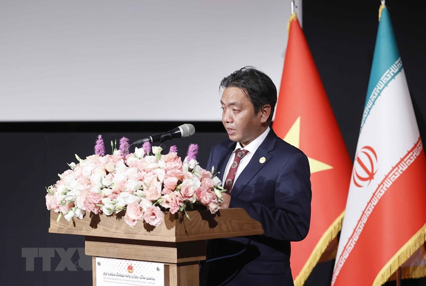 Thứ trưởng Bộ Văn hóa, Thể thao và Du lịch Hoàng Đạo Cương phát biểu. (Ảnh: Doãn Tấn/TTXVN)