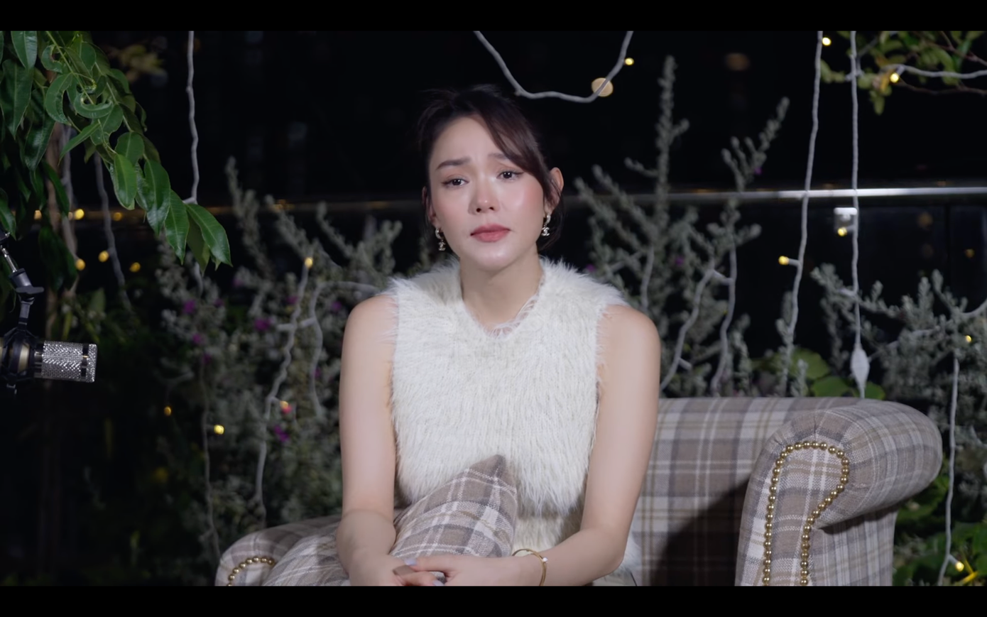 Minh Hằng xúc động kể lại hành trình thụ tinh ống nghiệm. Ảnh: CMH. Minh Hằng xúc động kể lại hành trình thụ tinh ống nghiệm. Ảnh: CMH.