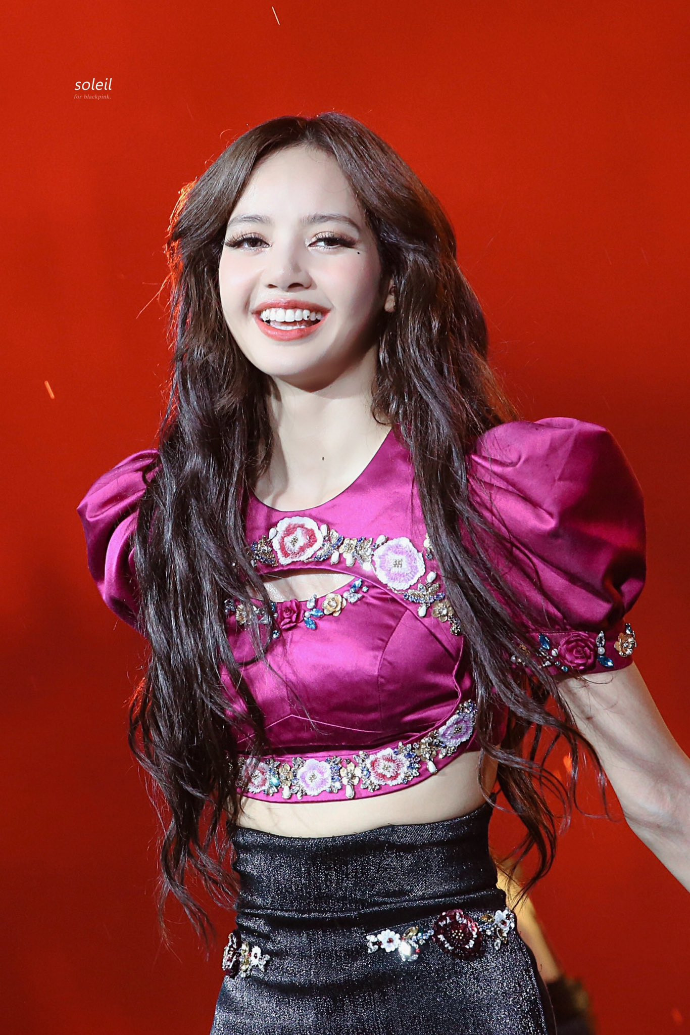 Lisa trong hai đêm diễn tại sân Mỹ Đình, Hà Nội. Ảnh: Twitter. Lisa trong hai đêm diễn tại sân Mỹ Đình, Hà Nội. Ảnh: Twitter.