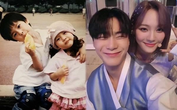 Moonbin và em gái Moonsua. Ảnh: MXH.