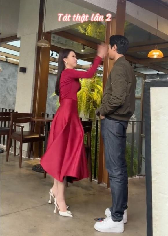 Hậu trường cảnh Mai Phương tát Bình An.