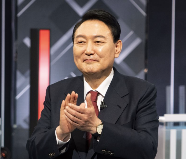 Tổng thống đắc cử Hàn Quốc Yoon Suk-yeol. (Ảnh: Bloomberg)