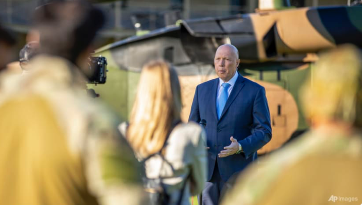 Bộ trưởng Quốc phòng Úc Peter Dutton. (Ảnh: AP) Bộ trưởng Quốc phòng Úc Peter Dutton. (Ảnh: AP)