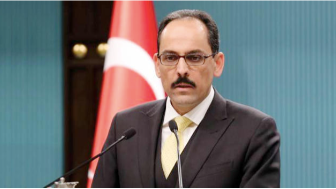 Phát ngôn viên tổng thống Thổ Nhĩ Kỳ Ibrahim Kalin nói những đòi hỏi của Nga không giúp ích cho đàm phán ngừng bắn vào thời điểm này. (Ảnh: Reuters) Phát ngôn viên tổng thống Thổ Nhĩ Kỳ Ibrahim Kalin nói những đòi hỏi của Nga không giúp ích cho đàm phán ngừng bắn vào thời điểm này. (Ảnh: Reuters)