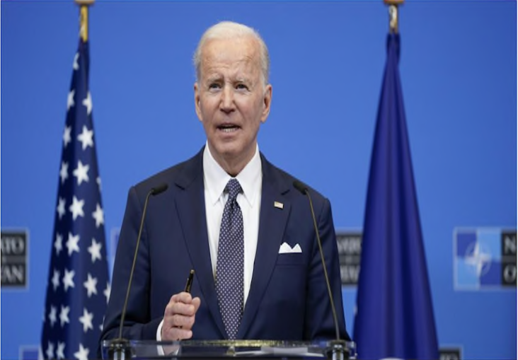Tổng thống Mỹ Joe Biden phát biểu sau thượng đỉnh NATO, sau khi lên đường thăm Ba Lan. (Ảnh: AP)