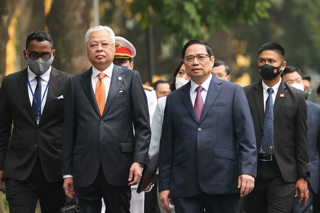 Thủ tướng Phạm Minh Chính và Thủ tướng Malaysia Dato’ Sri Ismail Sabri bin Yaakob. Ảnh: Đoàn Bắc. Thủ tướng Phạm Minh Chính và Thủ tướng Malaysia Dato’ Sri Ismail Sabri bin Yaakob. Ảnh: Đoàn Bắc.