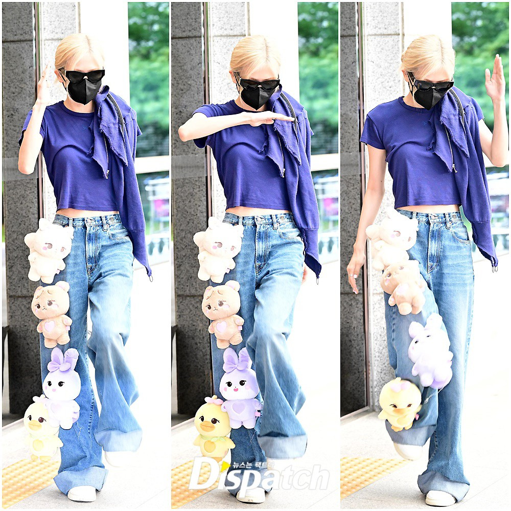 Rosé gây sốt với điệu nhảy sân bay sau khi rời Việt Nam. Ảnh: Dispatch. Rosé gây sốt với điệu nhảy sân bay sau khi rời Việt Nam. Ảnh: Dispatch.