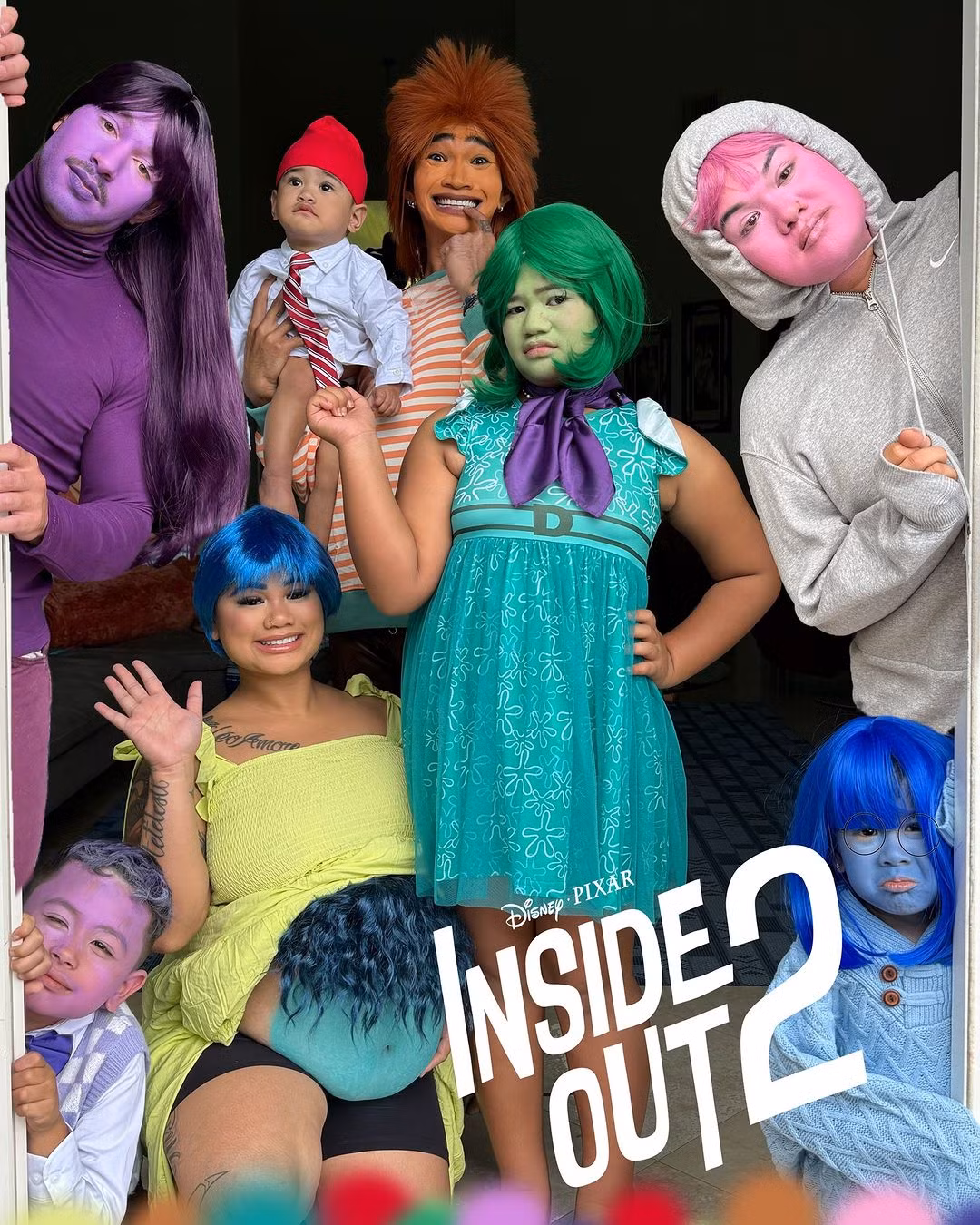 Màn hóa trang phim Inside Out 2 gây sốt MXH. Ảnh: Instagram Bretman Rock. Màn hóa trang phim Inside Out 2 gây sốt MXH. Ảnh: Instagram Bretman Rock.