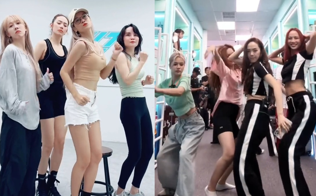 Minh Hằng "hòa tan" cùng các chị đẹp. Ảnh: TikTok Minh Hằng Minh Hằng "hòa tan" cùng các chị đẹp. Ảnh: TikTok Minh Hằng