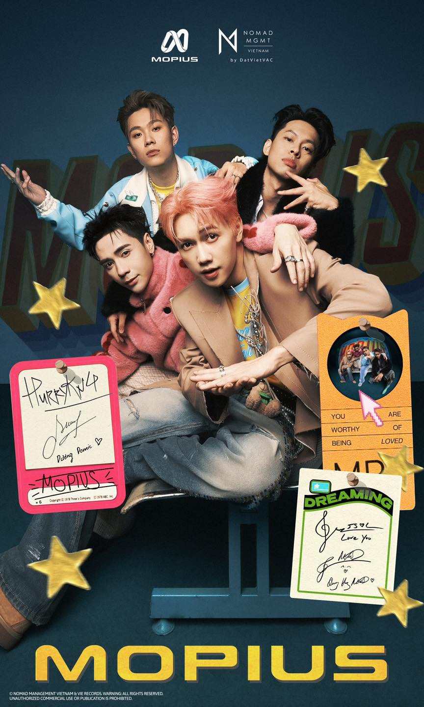 MOPIUS là một trong những dự án do các thành viên Best 5 dẫn dắt?. Ảnh: MOPIUS MOPIUS là một trong những dự án do các thành viên Best 5 dẫn dắt?. Ảnh: MOPIUS
