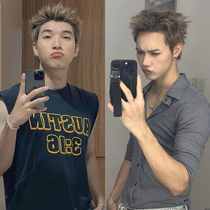 Những ảnh ghép đôi HIEUTHUHAI - JSOL được chia sẻ rầm rộ trên MXH. Những ảnh ghép đôi HIEUTHUHAI - JSOL được chia sẻ rầm rộ trên MXH.