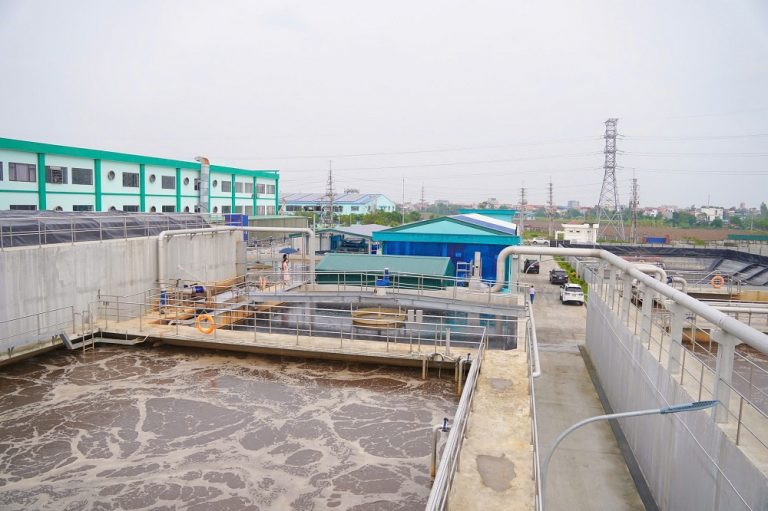 Khu xử lý nước thải của Vinatex-ID