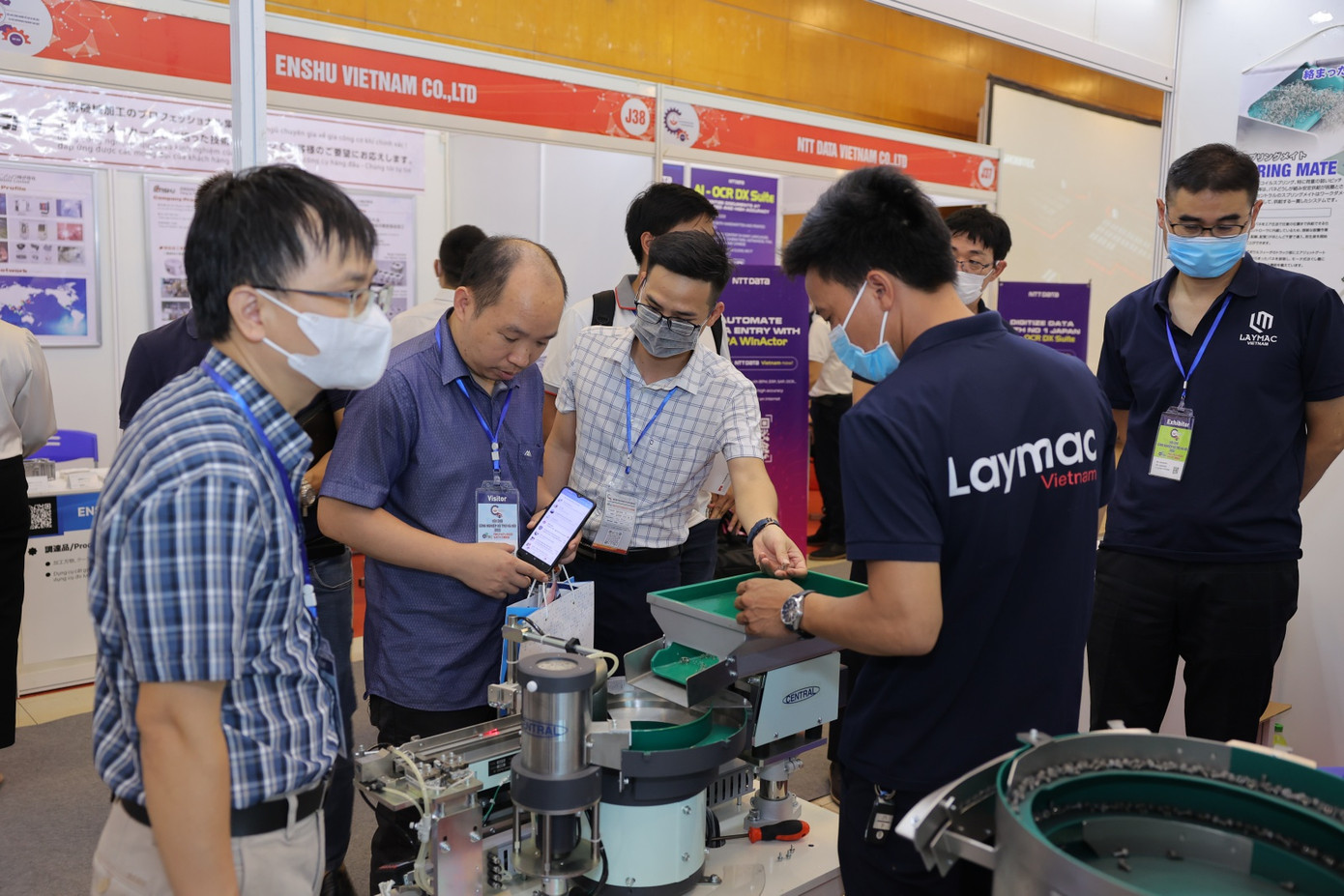 Triển lãm có hơn 80% gian hàng là các nhà máy sản xuất Việt Nam, Nhật Bản, tạo nên sự tập trung đông đảo nhất các doanh nghiệp chế tạo tại Việt Nam.