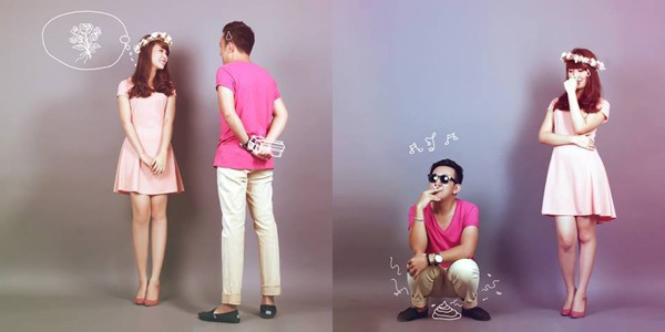 Bộ ảnh cưới dễ thương của cặp đôi Tú Anh - Quốc Việt