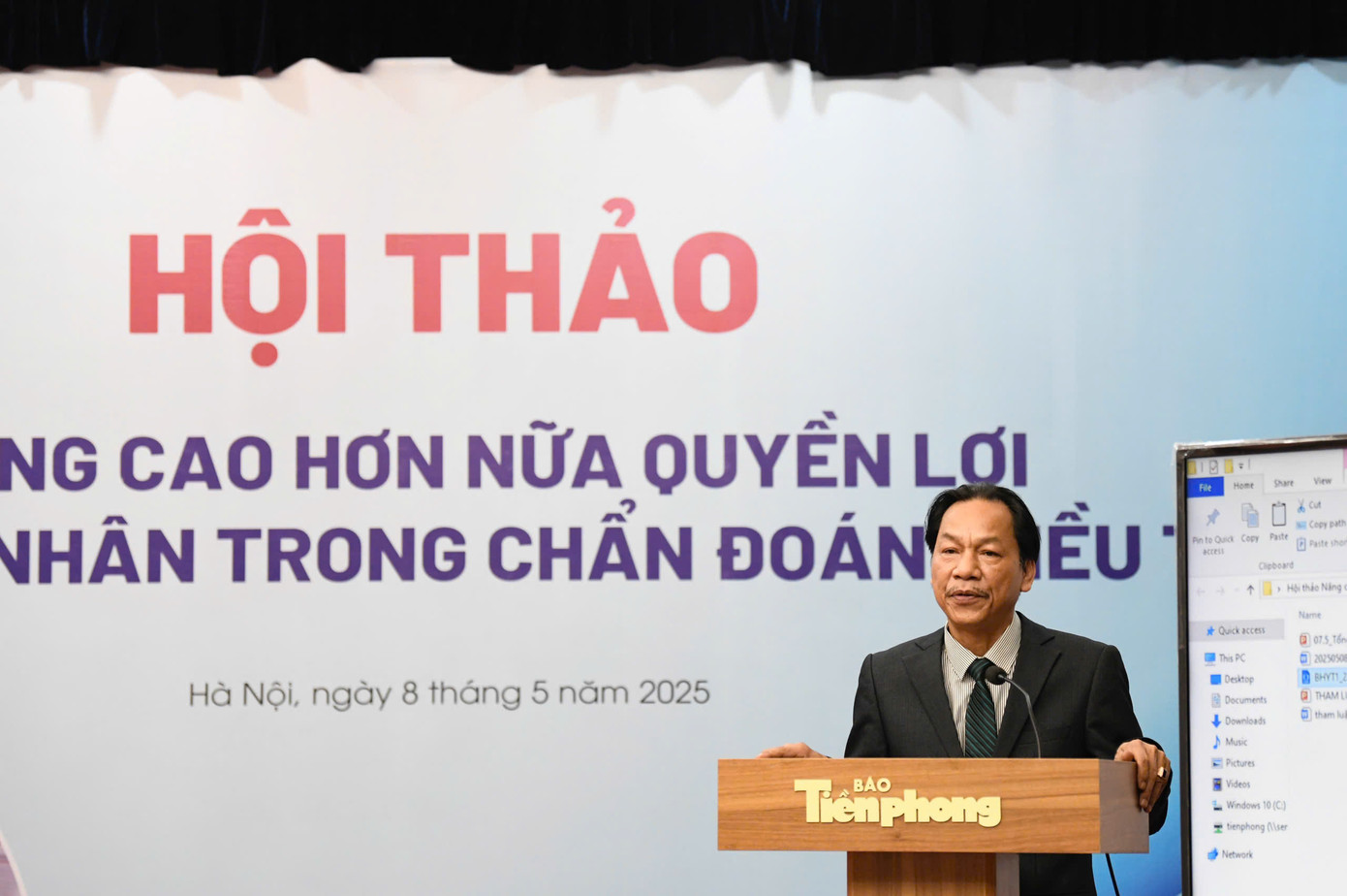 Nhà báo Lê Minh Toản – Phó Tổng Biên tập Báo Tiền Phong