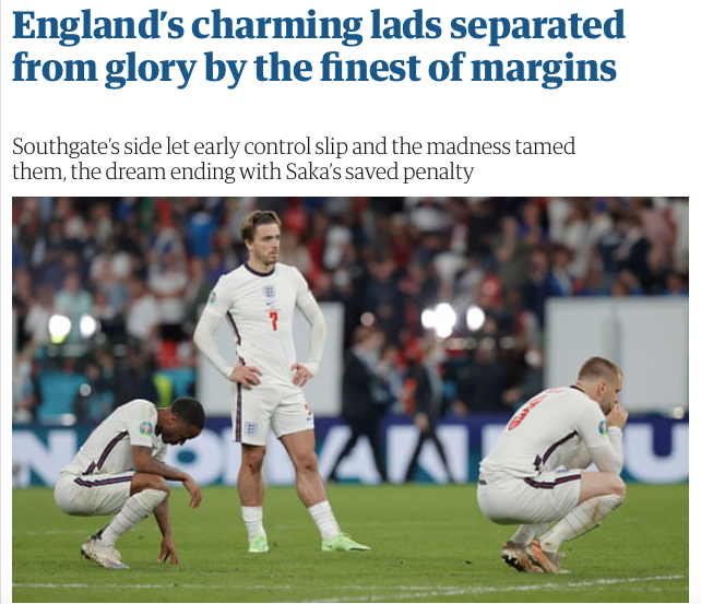 Tờ The Guardian động viên tuyển Anh