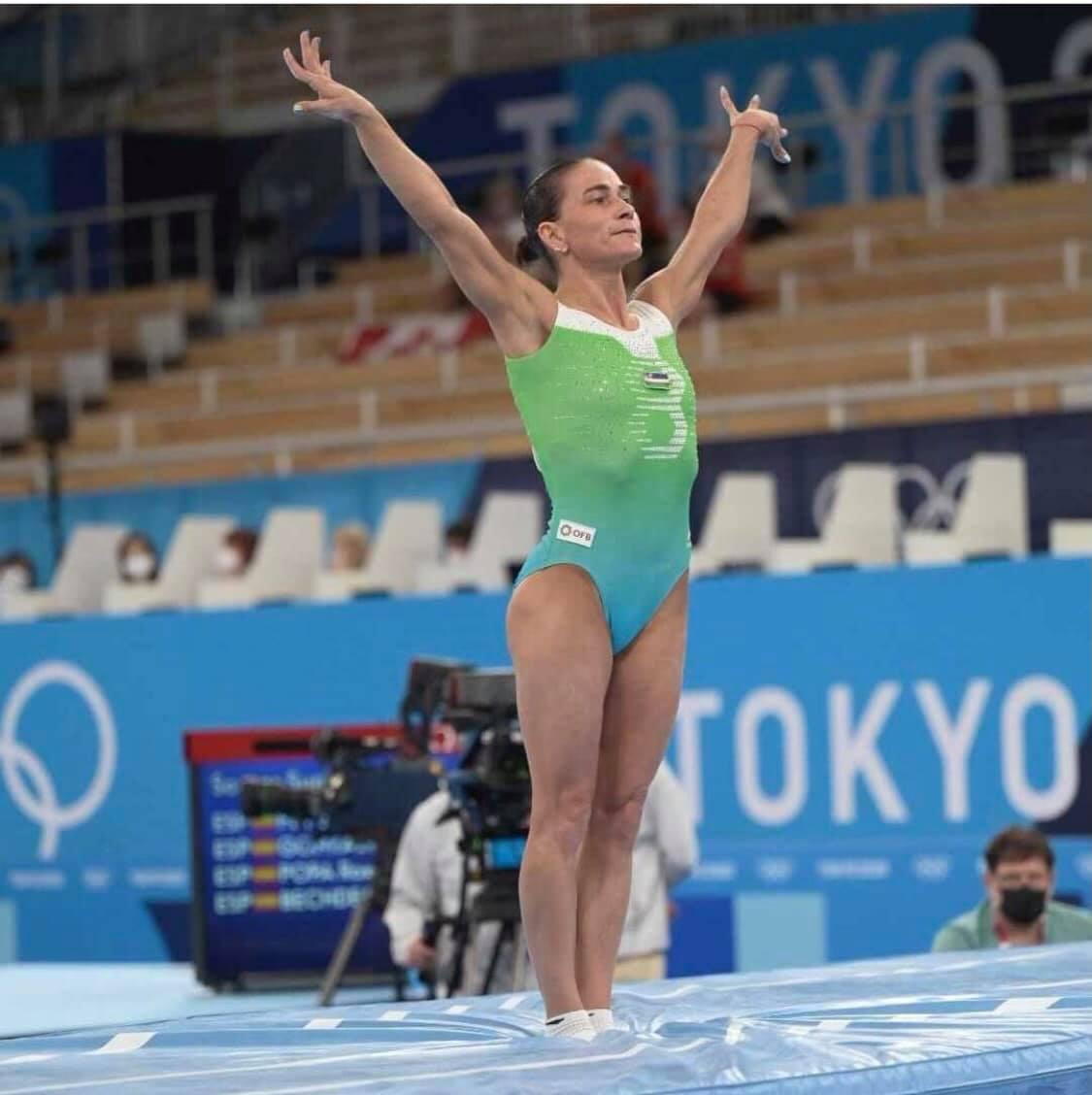 Phần thi của nữ VĐV người Uzbekistan nhận được nhiều sự cổ vũ Phần thi của nữ VĐV người Uzbekistan nhận được nhiều sự cổ vũ