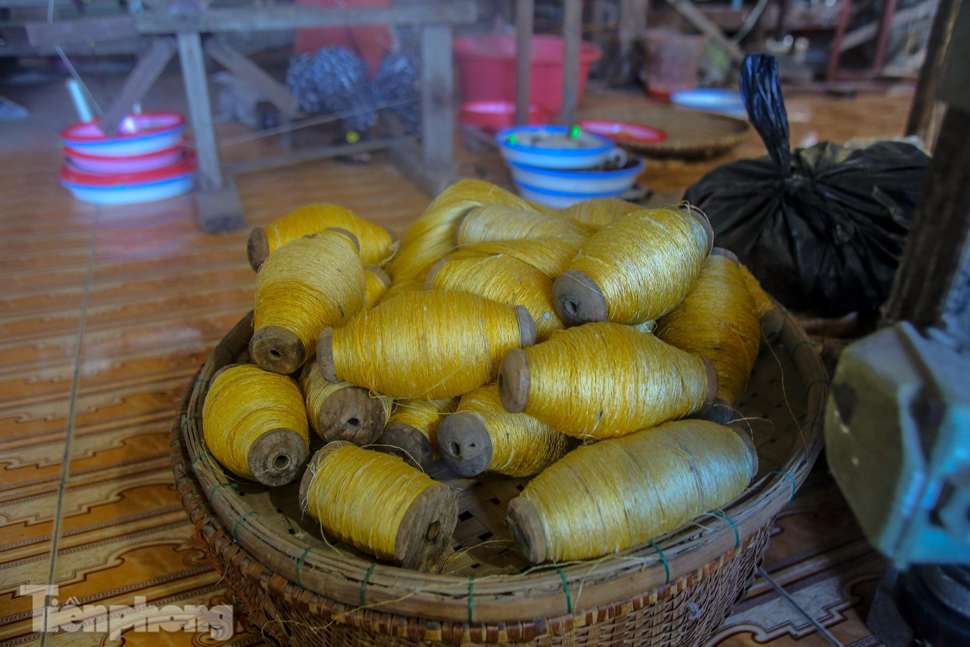 Được biết, một con tằm chứa trong bụng khoảng 400-450m tơ, còn vào mùa hè thì tằm chứa trong bụng khoảng 300 m tơ.