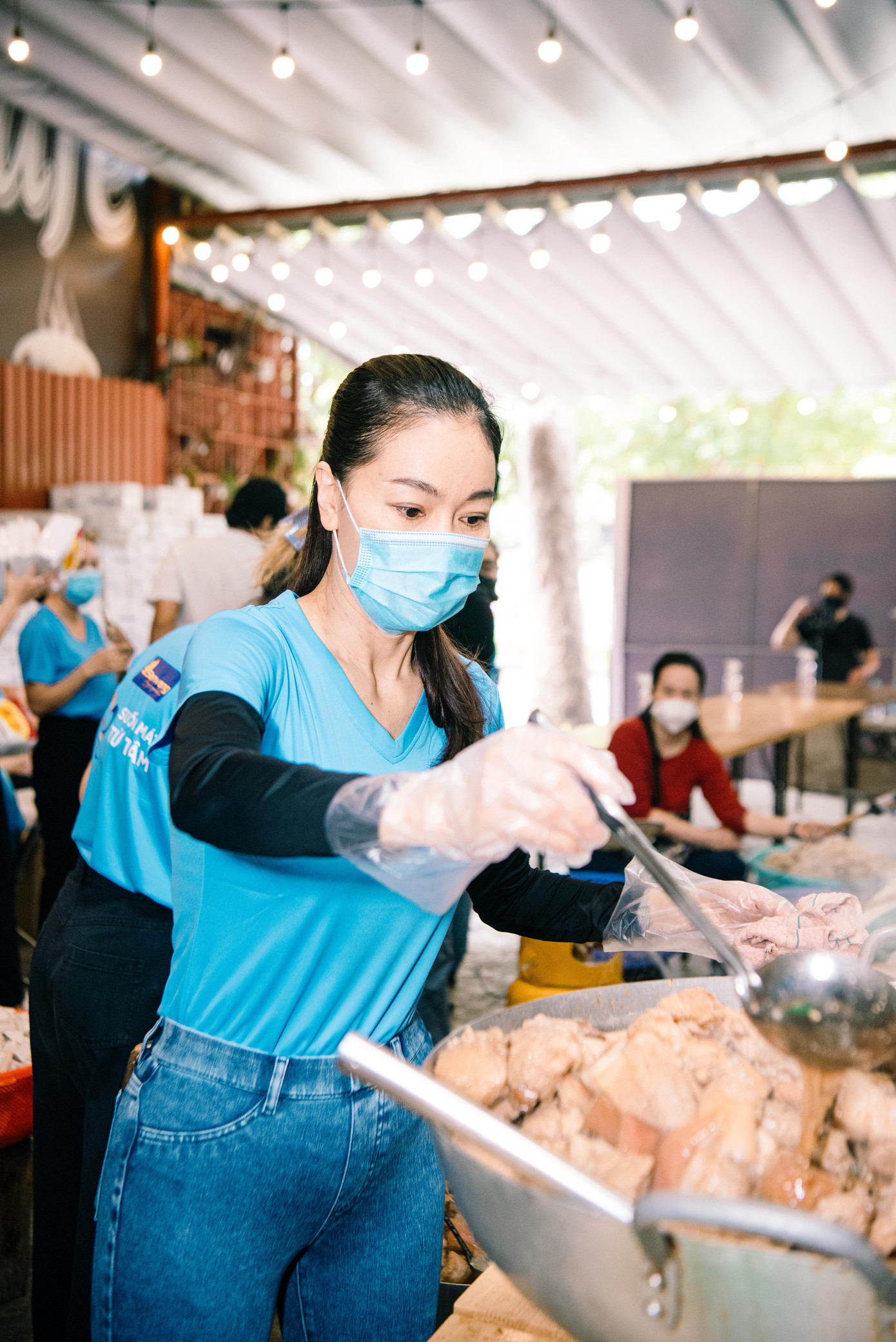 Bà Phạm Kim Dung – Chủ tịch CLB Suối mát từ tâm.